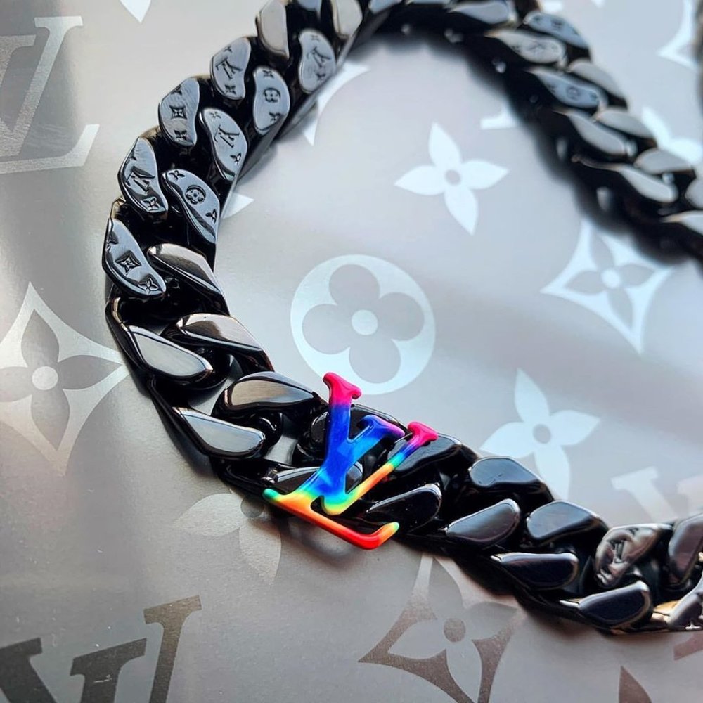 Louis Vuitton 2054 Rainbow Chain Necklace - Rare